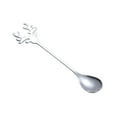 Christmas Stainless Steel Spoon Coffee Outdoor Christmas Decorations