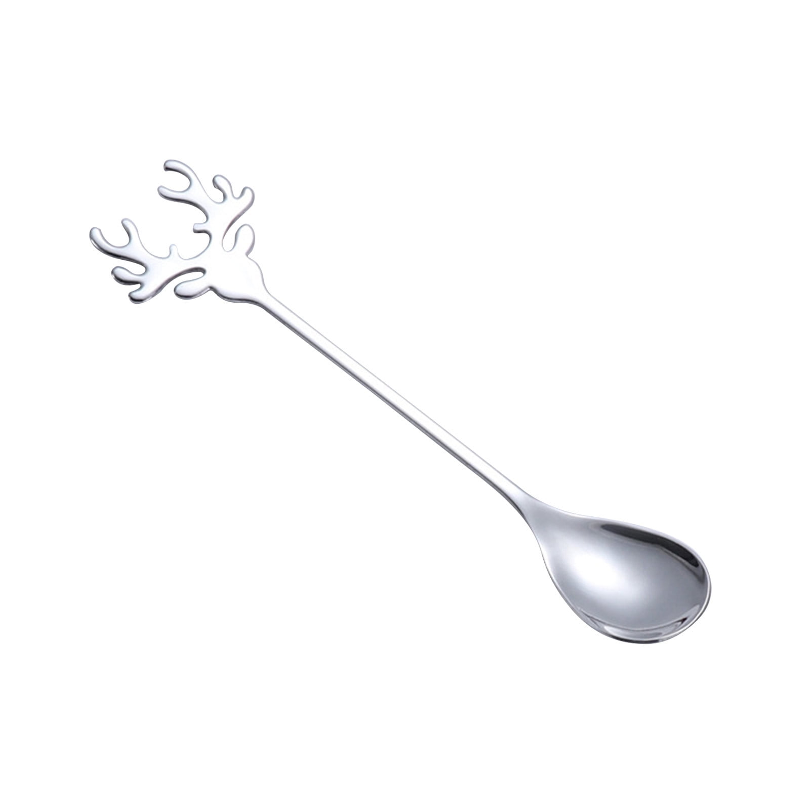 Christmas Stainless Steel Spoon Coffee Spoon,Merry Christmas Ornaments