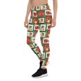 thumbnail image 1 of Christmas Stamps Leggings Size: XL for Women | FIERCEPULSE, 1 of 1