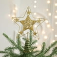thumbnail image 1 of Christmas Star Tree Topper Xmas Topper Treetop Christmas Light for Holiday Tree Decor Christmas Tree Top Christmas Tree Topper for Christmas Decorations Indoor, 1 of 6