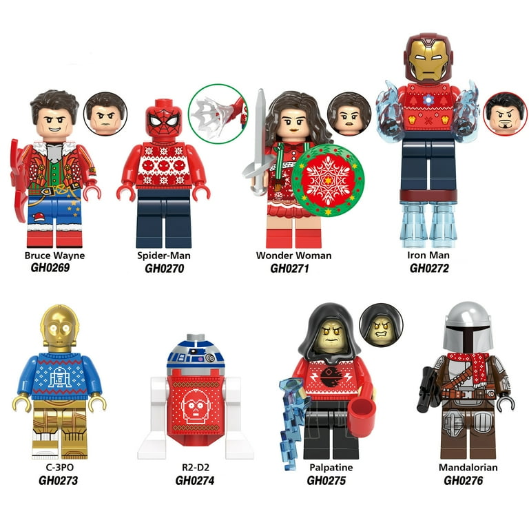 Christmas Star Wars Marvel Superhero Spider Man Building Block 