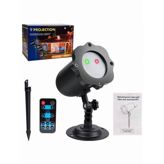 Christmas Starry Sky & Snowflake Lights Projector, 16 Patterns 2 Colors with Remote, for Indoor/Outdoor Halloween Christmas Decor Party Garden