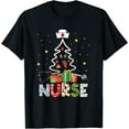 thumbnail image 1 of Christmas Stethoscope Xmas Tree Merry Christmas Nurse T-Shirt, 1 of 3