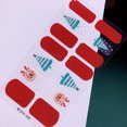 Christmas Sticker Nail Decal Winter Snowflake Semicured Gel Nail Wrap