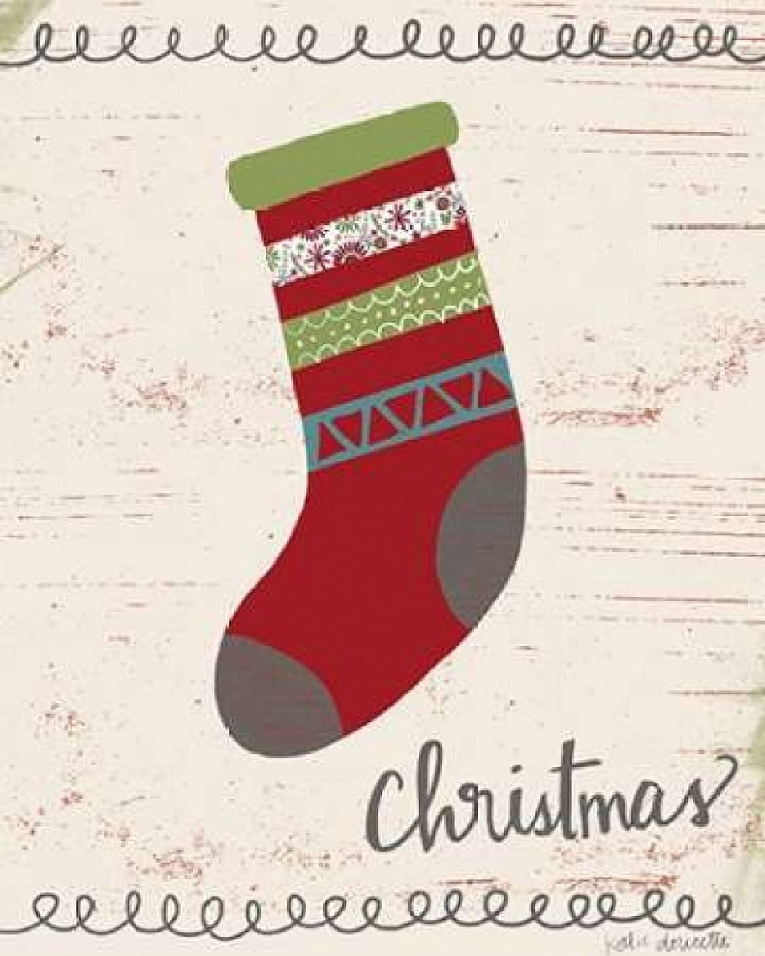 Christmas Stocking Canvas Art - Katie Doucette (24 x 30)