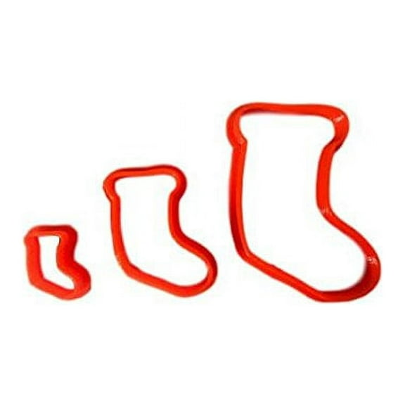 Christmas Stocking Cookie Cutter (3 Inch)- Fast Shipping - Sharp Edges - Exceptional Quality
