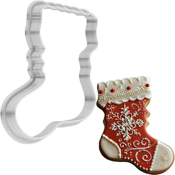Christmas Stocking Cookie Cutter 4 Inch Made in USA by WONDERTORY