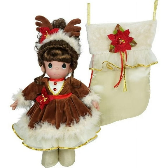Christmas Stocking Doll - 16 Doll - Prancing Into The Christmas Spirit