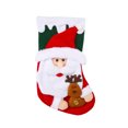 thumbnail image 1 of Christmas Stocking Gift Bag - 17.7 in Santa Claus Candy Stockings for Kids, Toys, Snacks, or Holiday Gift Decoration, 1 of 5