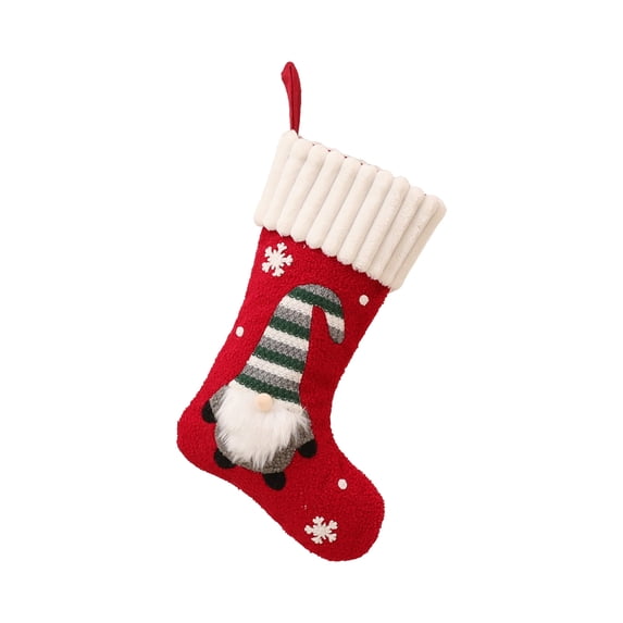 Christmas Stocking Gnomes Santa Christmas Stockings Fireplace Hanging Stockings For Family Christmas Decoration