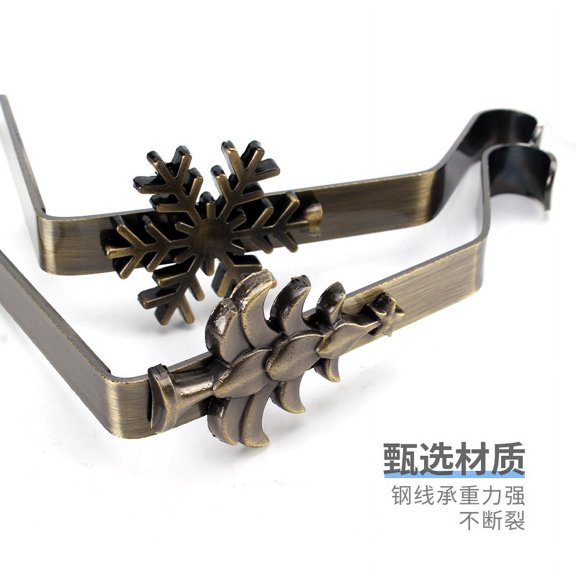 Christmas Stocking Hanging Hook Tabletop Iron Art Stocking Hangers Xmas Mantel Stocking Hook