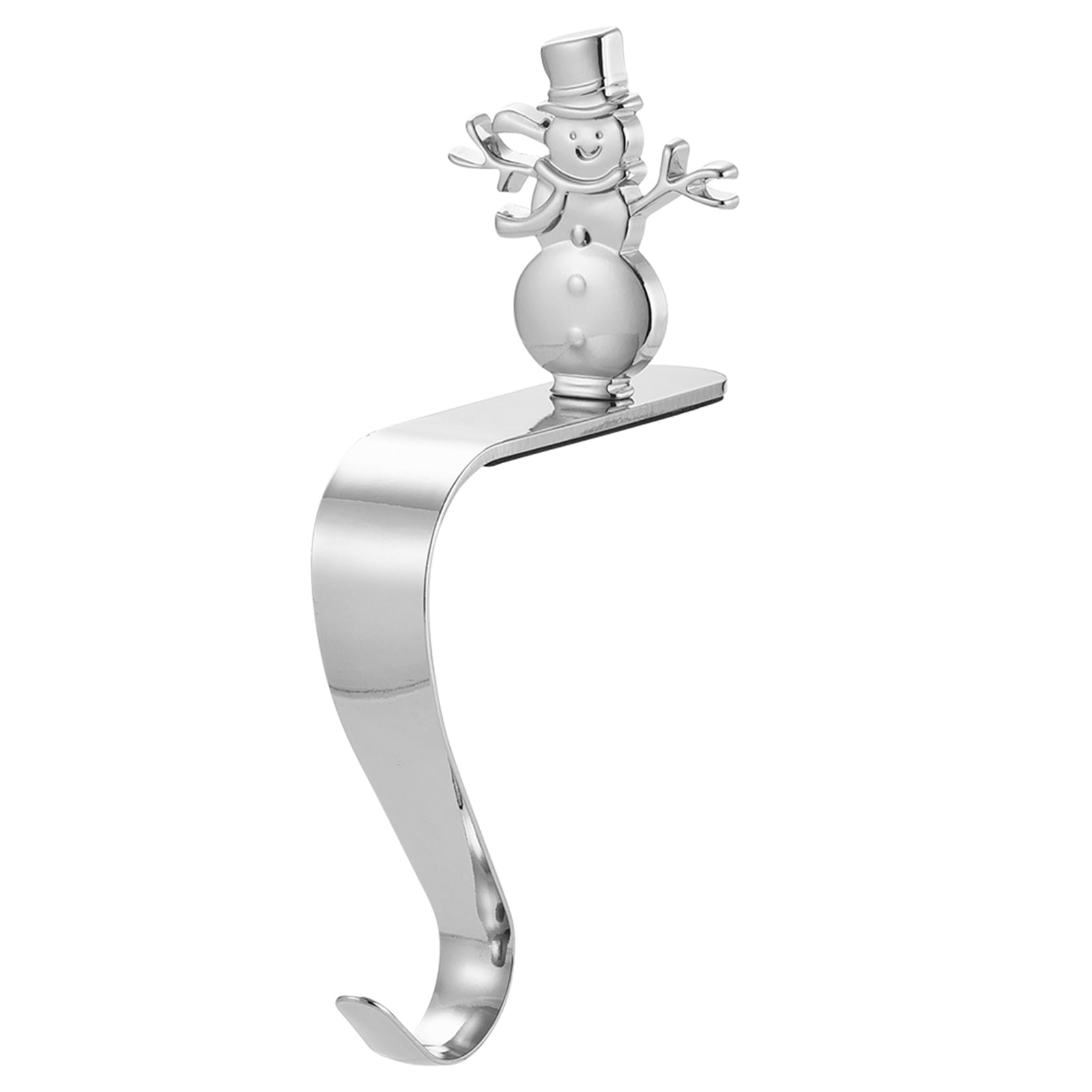 Christmas Stocking Holder Mantel Hook Golden Silver Color Elk Snowman