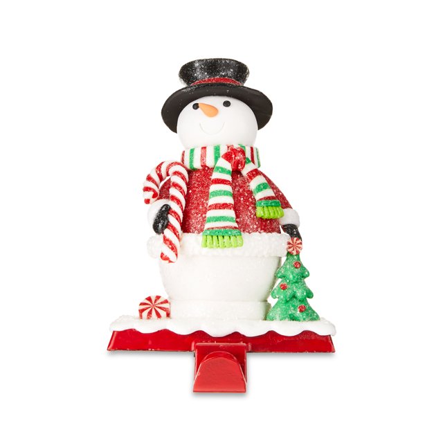 Christmas Stocking Holder, Multicolor, Snowman, by Holiday Time