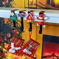 thumbnail image 1 of Christmas Stocking Holder No-Drill Metal Hook with Protective Pads L Shaped Stocking Holder Hook for Xmas Party Mantel Decoration, 1 of 7
