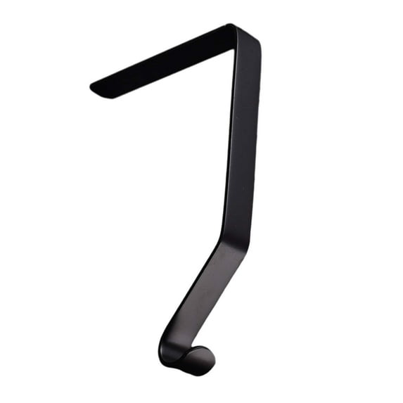 Christmas Stocking Holder Ornament Hanging Hook Metal Mantel Garland Clips Decoration Fireplace Hanger Hook for Party Holiday Black