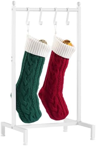 Stocking Rack Stand Christmas Stocking Holder Stand for Floor, Free Standing Stocking Rack ...