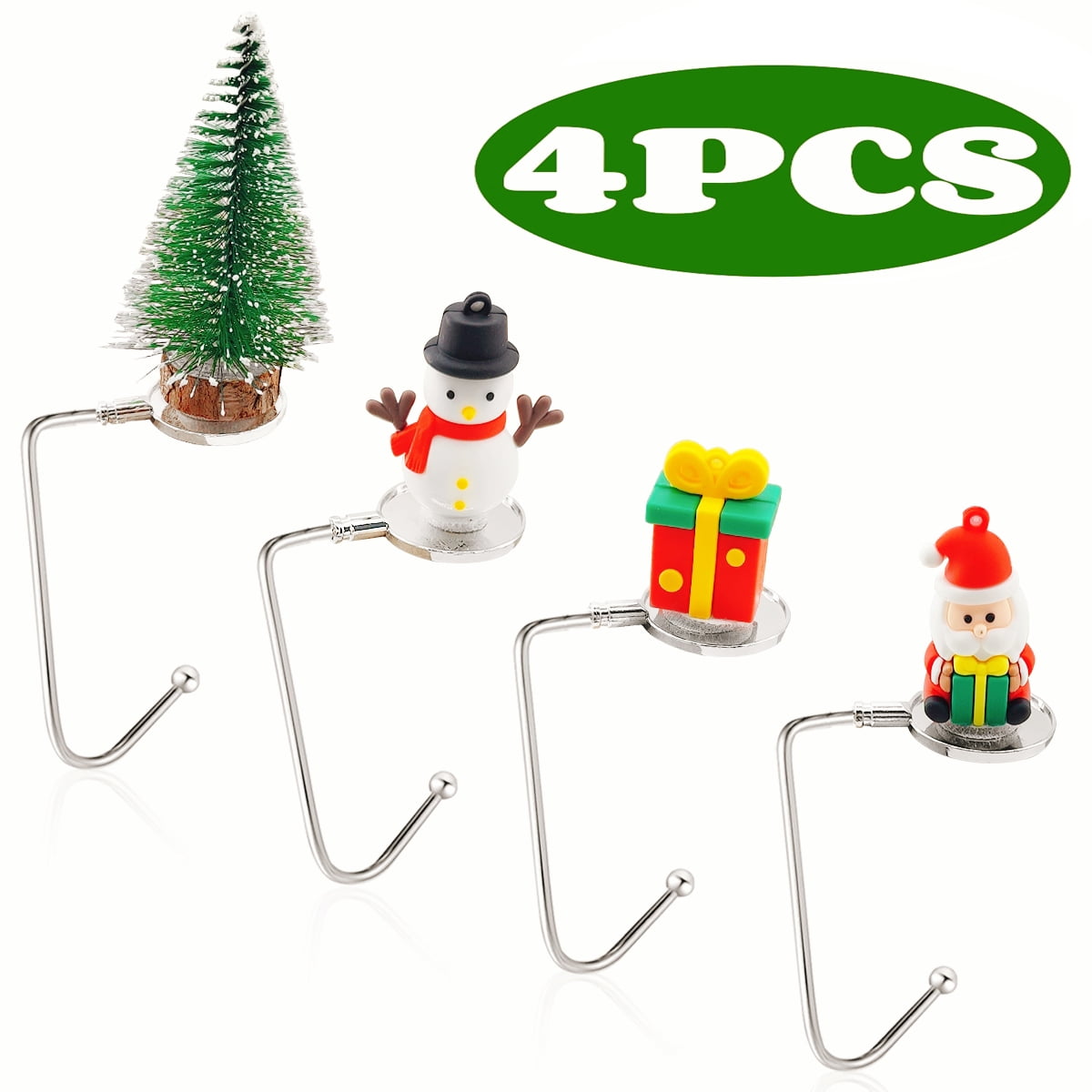 Christmas Stocking Holders Mantel Hooks Hanger Stockings for Christmas