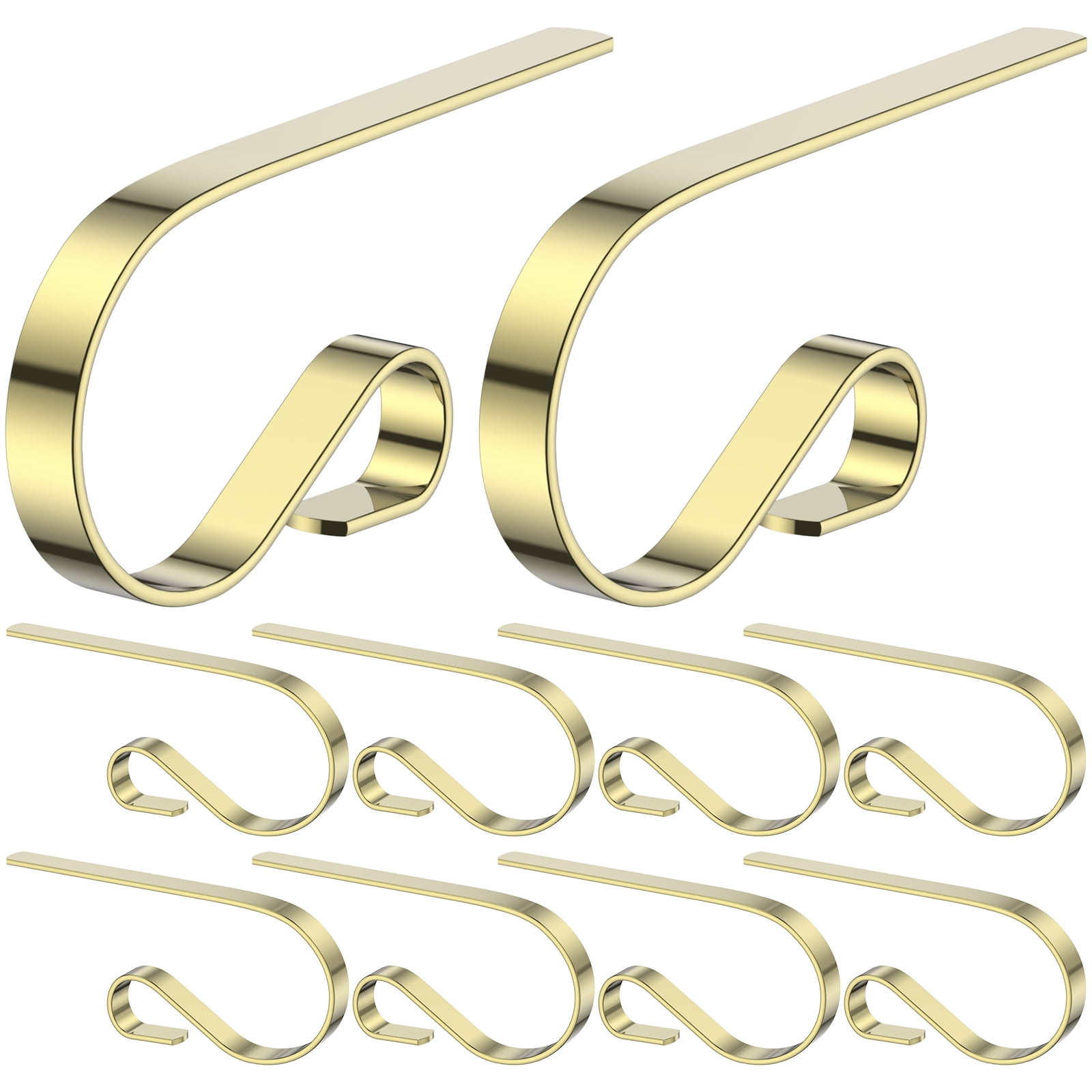 Christmas Stocking Holders for Mantle Set of 10, NonSlip Christmas