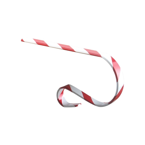 Christmas Stocking Holders for Mantle Set of 6, Lightweight Scratch-Free Candy Cane Stocking Hooks with Multi-Use Clip Design for Fireplace Mantel Xmas Party Decorations