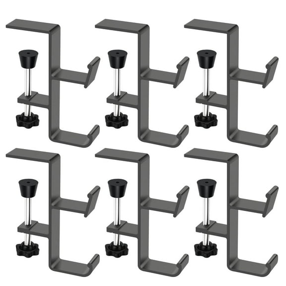 Christmas Stocking Holders With Metal Hooks For Fireplace Mantle And Party Decoration Made From Space Aluminum With Non-Slip Design 8.7X2X11Cm