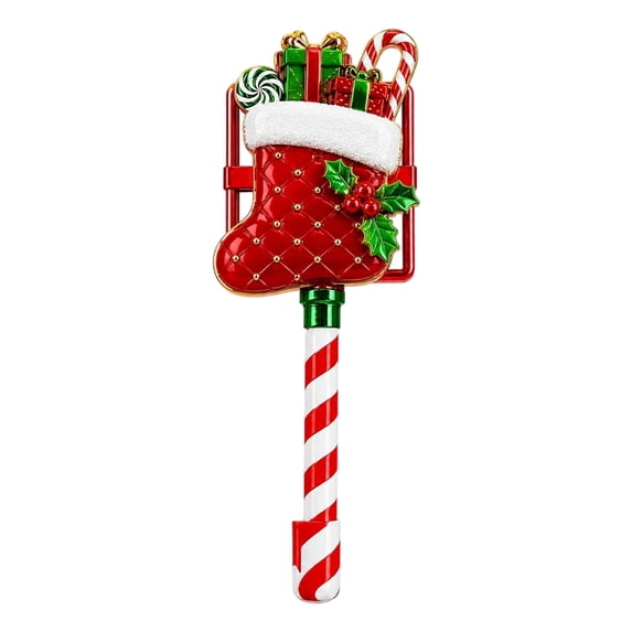 Christmas Stocking Holiday Contactless Payment Card Holder Magic Wand 3D Printed for Christmas Card Taps, Seasonal Shopping Fun for Holiday Shopping and Parties