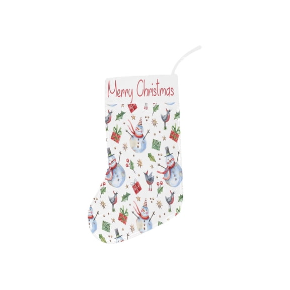 Christmas Stocking - Holiday Stockings - Frosty Holly