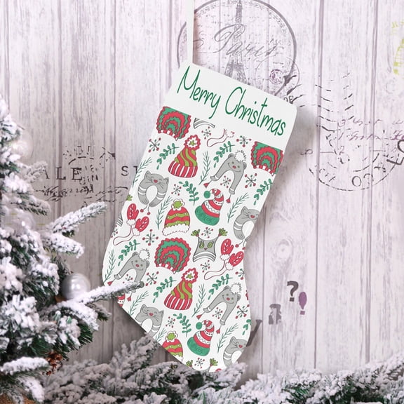 Christmas Stocking - Holiday Stockings - Kitteh