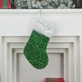 thumbnail image 1 of Christmas Stocking, Holiday Stocking, Large Family Christmas Stocking Decoration with Spacious Interior for Treats and Gifts, Classic Style Polyester Hanging Stocking for Festive Home Decor, 1 of 6