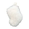 thumbnail image 1 of Christmas Stocking Long Plush Gift Bag, Pink Holiday Candy Sock for Decorations Tree Hanging Festive Party Favor(White-A), 1 of 6