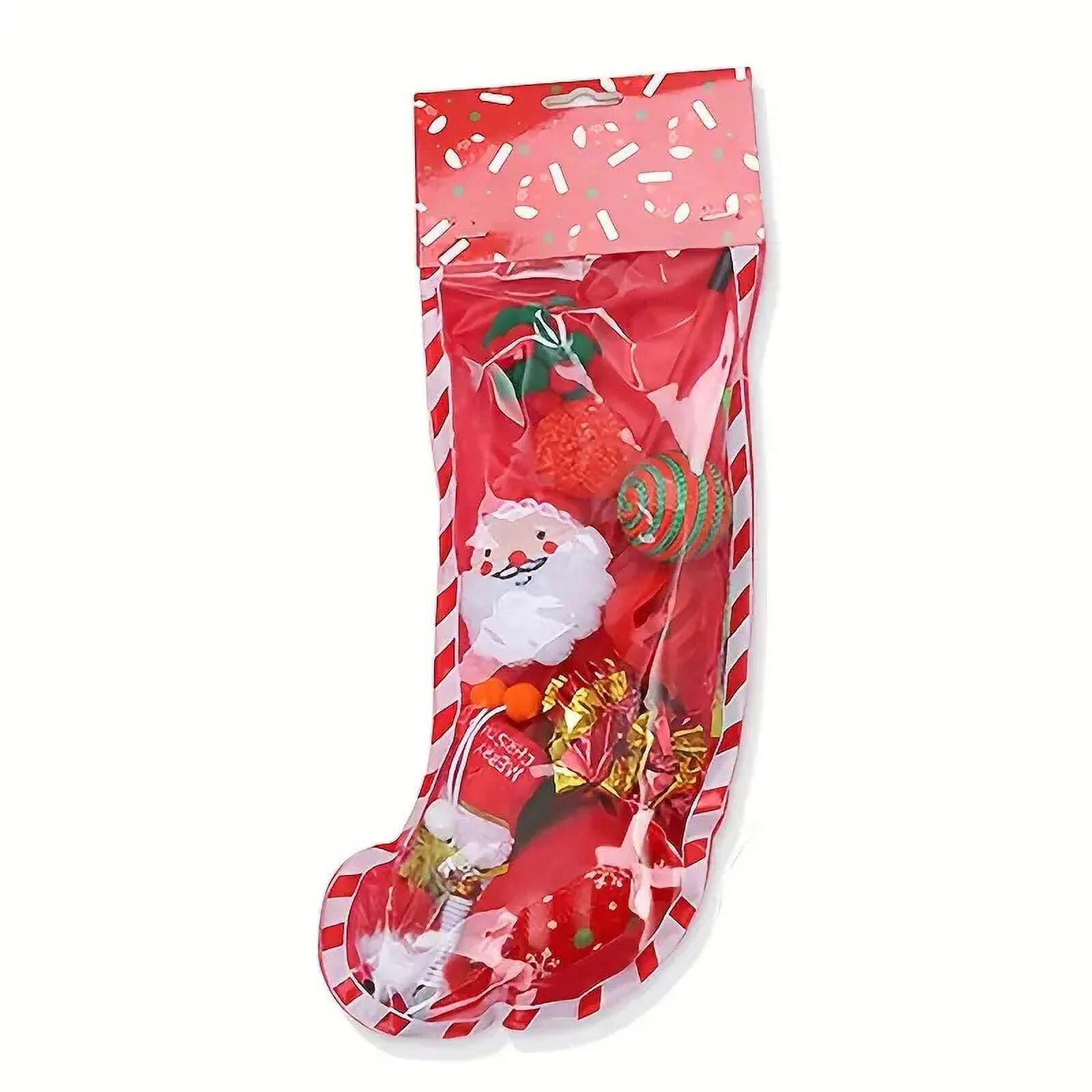 Christmas Stocking Pet Toys Gifts Set For Dog & Cat, Interactive Cat