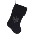 thumbnail image 1 of Christmas Stocking Rhinestone, "Snowflake", 1 of 5