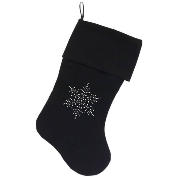 Christmas Stocking Rhinestone, "Snowflake"