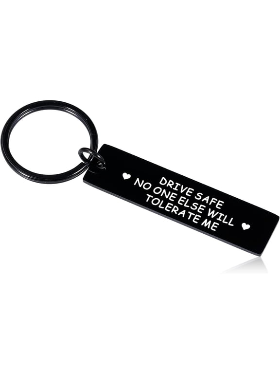 Christmas Stocking Stuffers for Women Men Adults Drive Safe Keychain for Boyfriend New Driver Gift for Men Anniversary Xmas Gift for Husband From Wife Birthday Gifts for Lover Gifts for Him