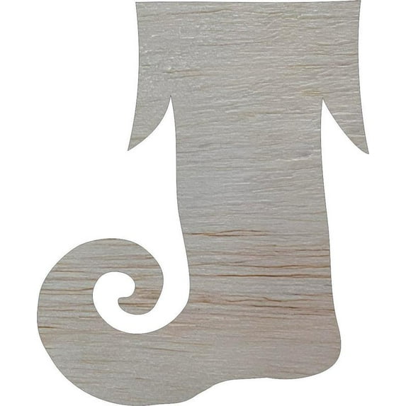Christmas Stocking Wooden Shape, 4'' Paintable Craft