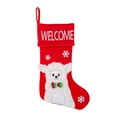 thumbnail image 1 of Christmas Stocking for Baby Girl First Holiday Festive White Knitted Stocking Keepsake, 1 of 4