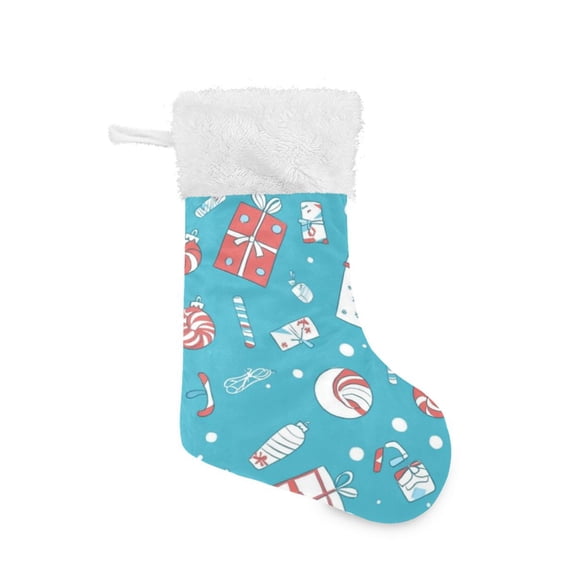 Christmas Stocking with Hanging Loop for Family Holiday Ornament Cute Christmas Gifts