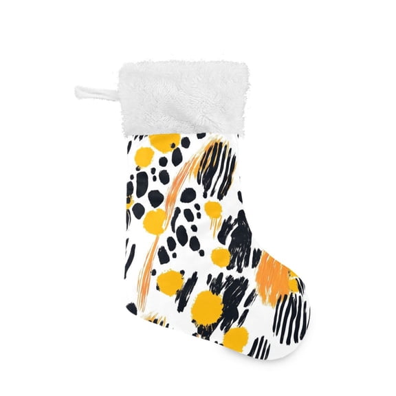 Christmas Stocking with Hanging Loop for Family Holiday Ornament Large and Bold Spots