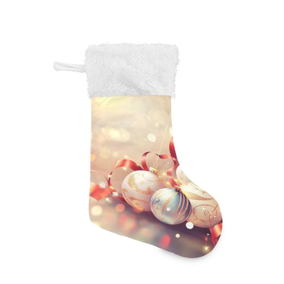 Christmas Stocking with Hanging Loop for Family Holiday Ornament Stylish Christmas Ornaments