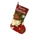 thumbnail image 1 of Christmas Stockings 18" Christmas Stocking Classic Large Stockings Santa, Snowman, Reindeer Xmas Character for Family Holiday Christmas Party Decorations Style, 1 of 3