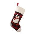 thumbnail image 1 of Christmas Stockings 18" Christmas Stocking Classic Large Stockings Santa, Snowman, Reindeer Xmas Character for Family Holiday Christmas Party Decorations Style, 1 of 2