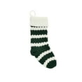thumbnail image 1 of Christmas Stockings 18" Striped Cable Knitted Christmas Socks Family Holiday Decorations Great Big Stockings for Gift to Family, 1 of 5