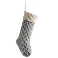 thumbnail image 1 of Christmas Stockings,18Inches Large Cable Knitted Stocking Personalized Xmas Hanging Stocking Decorations for Holiday Christmas Party Family Decor (Red White Green), 1 of 9