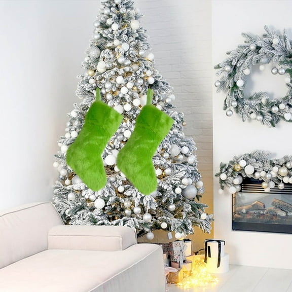 Christmas Stockings 20 Inches Christmas Stockings Christmas Decorative Socks Gift Bags Christmas Decorations