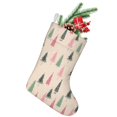 thumbnail image 1 of Christmas Stockings,Beige Christmas Tree Pattern Stockings Christmas,14.8'' Xmas Stockings,Christmas Party Favors,Christmas Party Decorations,Christmas Stockings Personalized, 1 of 5