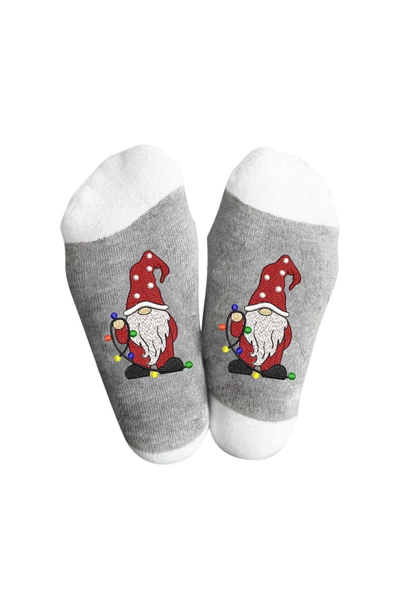 Christmas Stockings, Christmas Crews Socks Funny Novelty Ankle Socks Wine Glass Sock Casual Booties Calf Sock