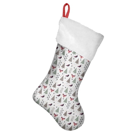 Christmas Stockings,Christmas Forest Pattern Stockings Christmas,14.8'' Xmas Stockings,Christmas Party Favors,Christmas Party Decorations,Christmas Stockings Personalized