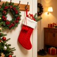 thumbnail image 1 of Christmas Stockings, Classic Xmas Stocking with Hanging Loop, Gift Bag for Fireplace Mantel, Tree and Family Holiday Decor, 1 of 6