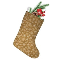 Christmas Stockings,Golden Christmas Snowflake Pattern Stockings Christmas,14.8'' Xmas Stockings,Christmas Party Favors,Christmas Party Decorations,Christmas Stockings Personalized