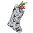 thumbnail image 1 of Christmas Stockings,Gray Christmas Moose and Tree Pattern Stockings Christmas,14.8'' Xmas Stockings,Christmas Party Favors,Christmas Party Decorations,Christmas Stockings Personalized, 1 of 5