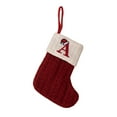 thumbnail image 1 of Christmas Stockings with Initial - Embroidered Monogram Letter Knit Stockings in Red White for Fireplace Mantel, Xmas Tree Decorations and Family Holiday Traditions, 1 of 3